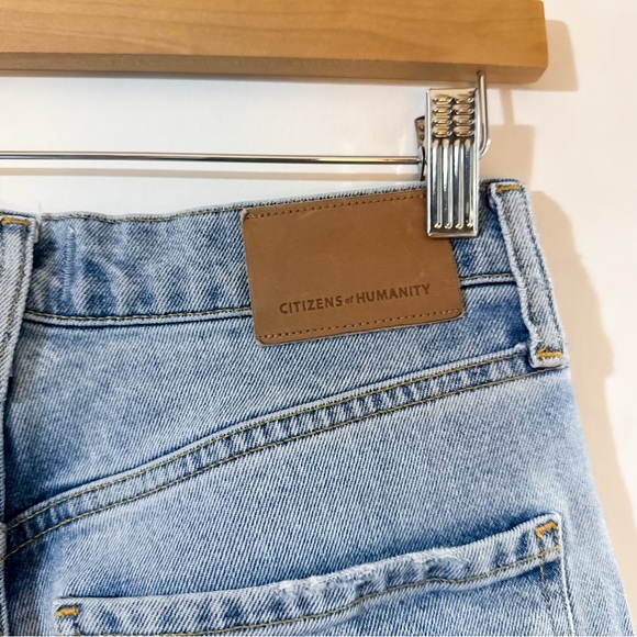 Citizens of Humanity Daphne Crop High Rise Stovepipe Jean Blue Size 26 - Picture 6 of 11